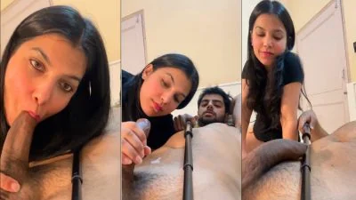 Horny lover ne GF ka HD deep blowjob MMS record kiya