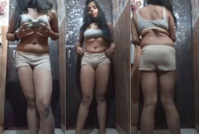 Young beauty lover ke liye full stripping MMS