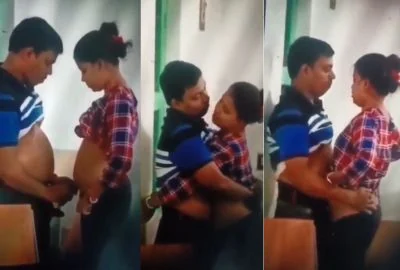 Working jodi office balcony pe intimate private clip
