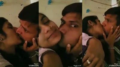 Indian couple ka public place par passionate kissing scene